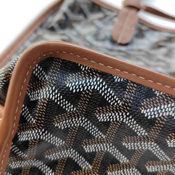 Anjou Coated Canvas Brown