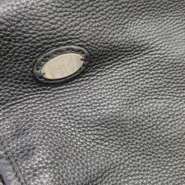 Calfskin Shoulder Bag Black