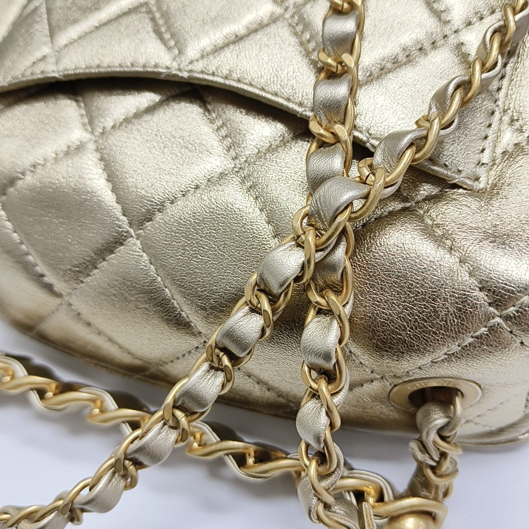 Quilted Lambskin Gold