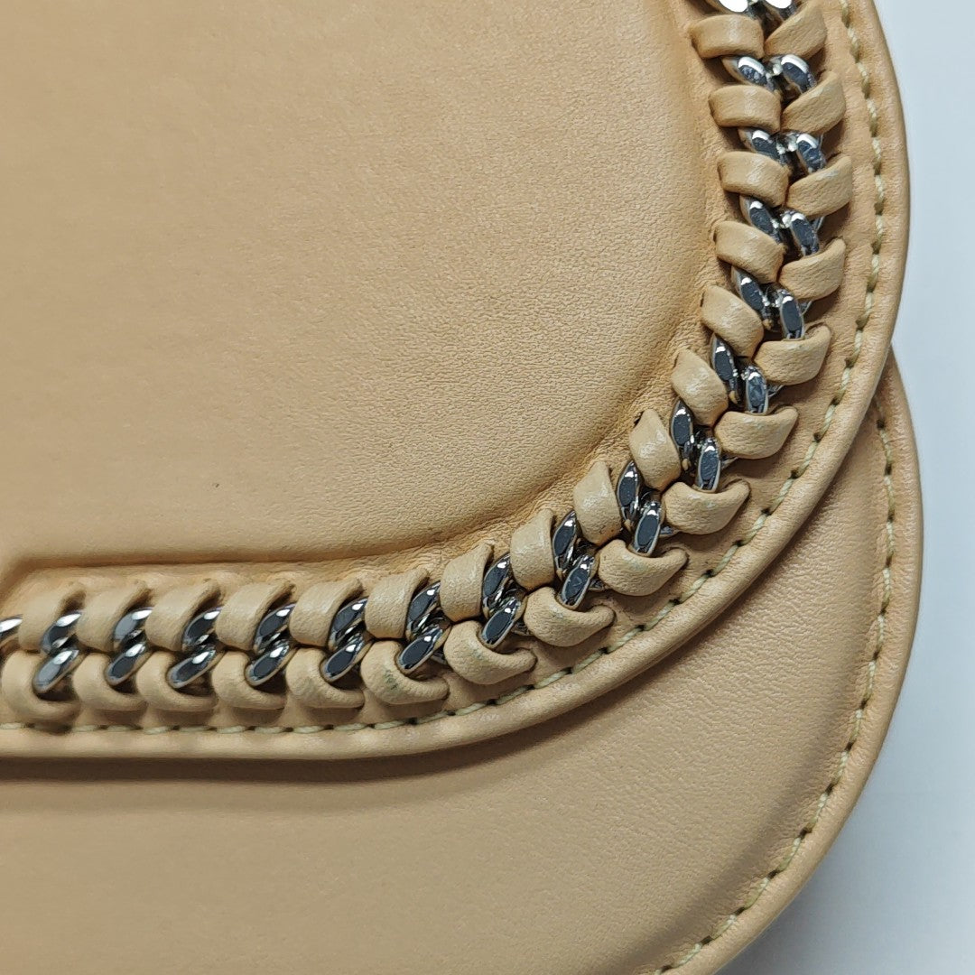Calfskin Shoulder Bag Beige