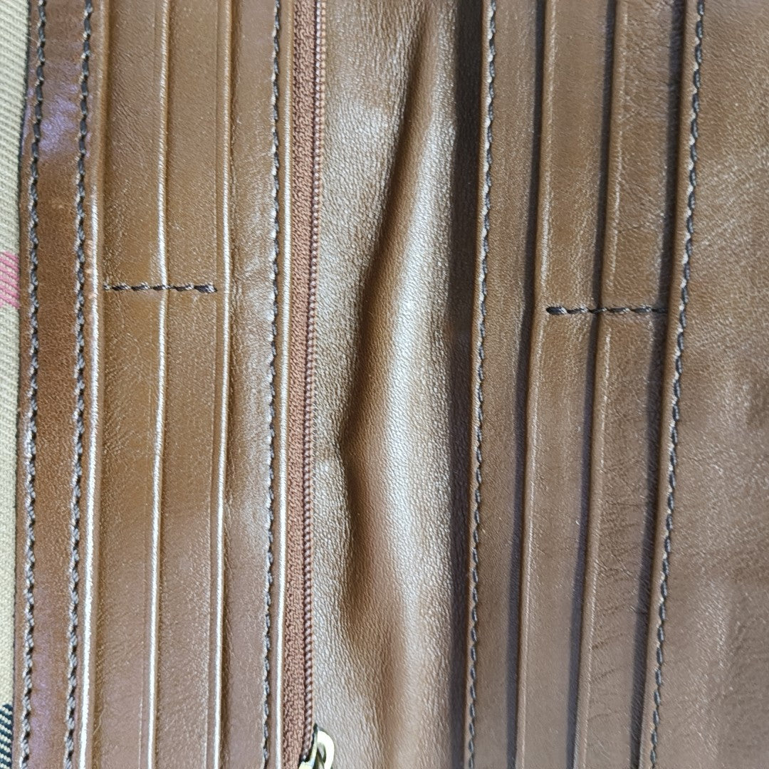 Canvas Wallet Brown