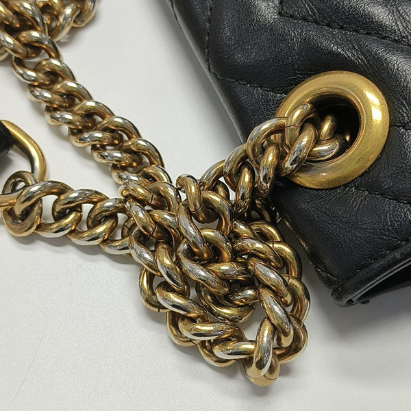 GG Marmont Medium Quilted Calfskin Black