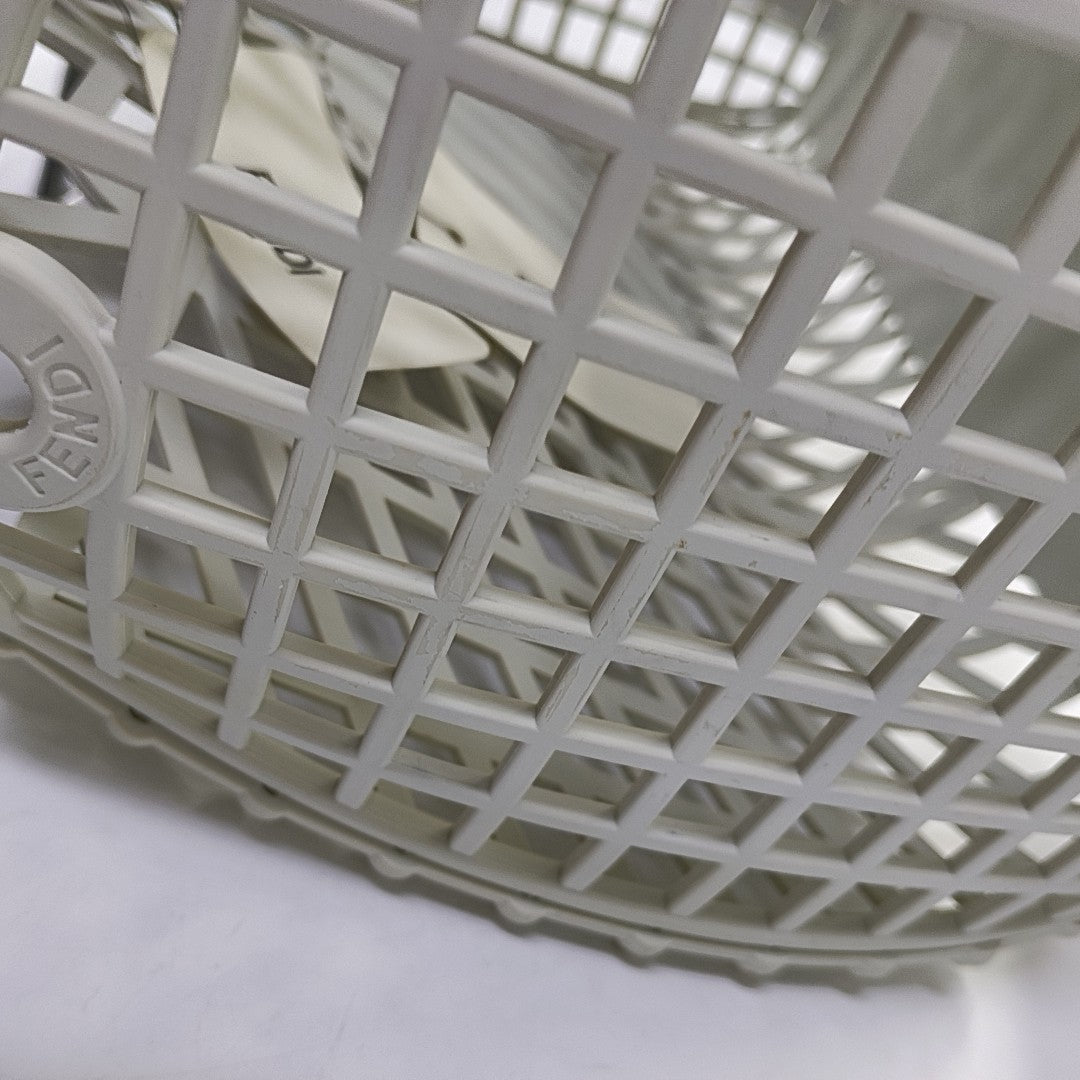 Basket Medium Special Material White