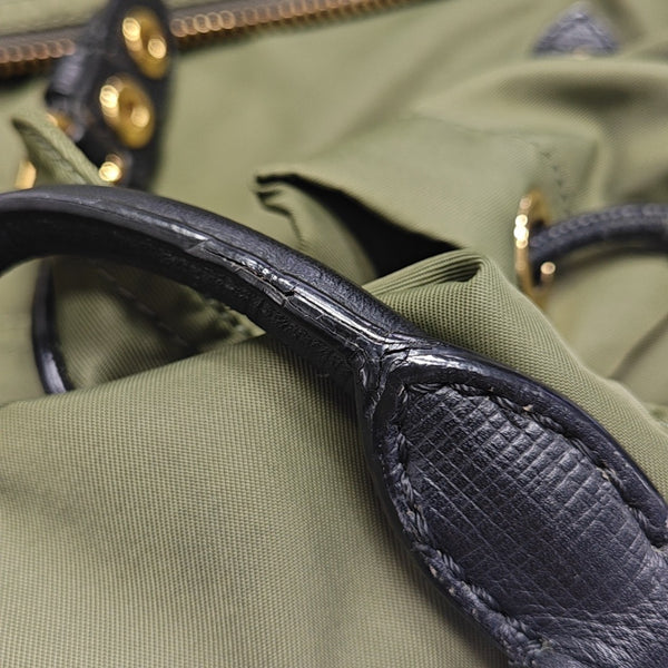 The Rucksack Medium Nylon Green