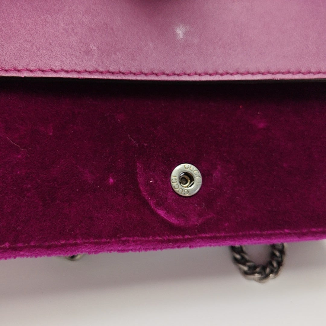 Dionysus Super Mini Velvet Red