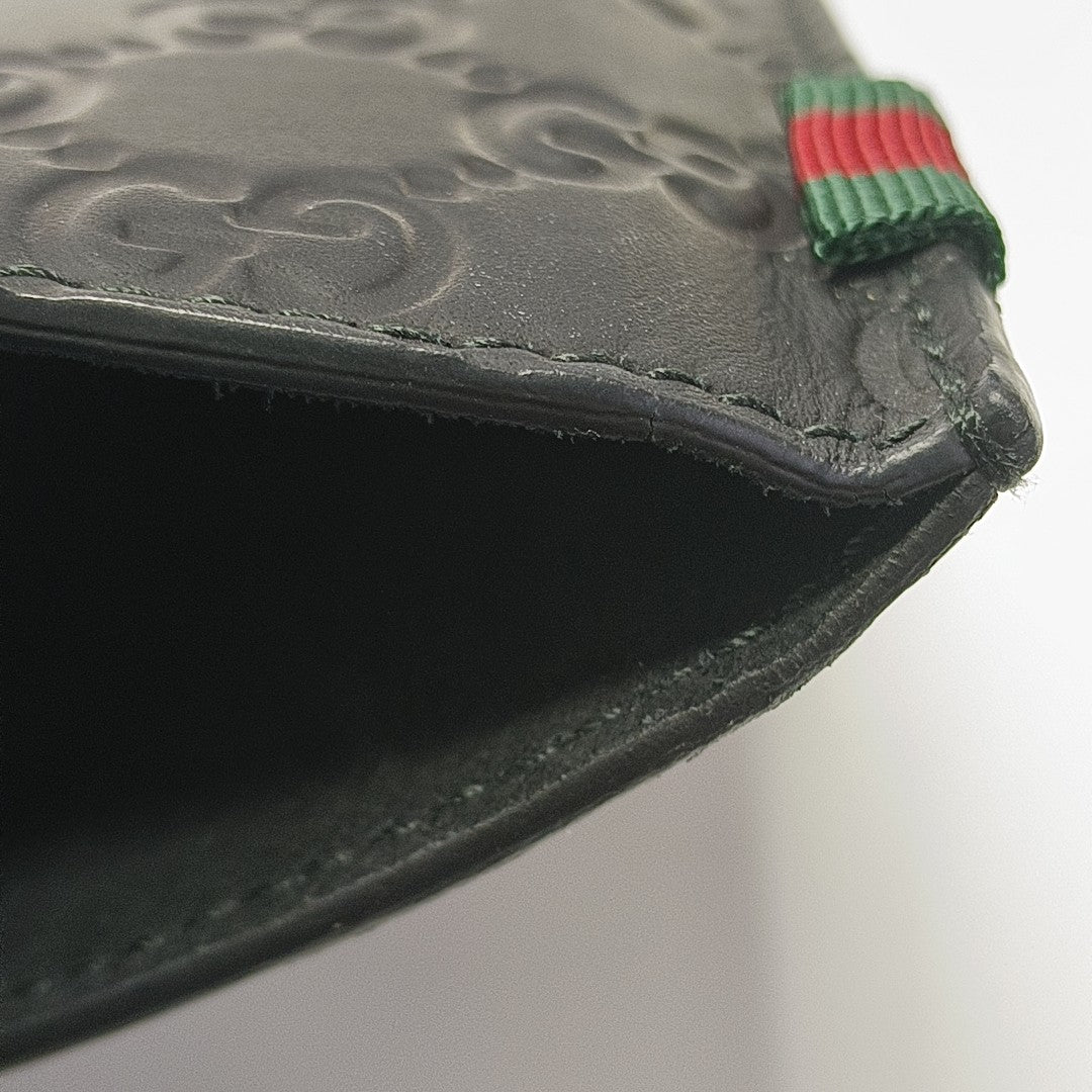Monogram Calfskin Clutch Black
