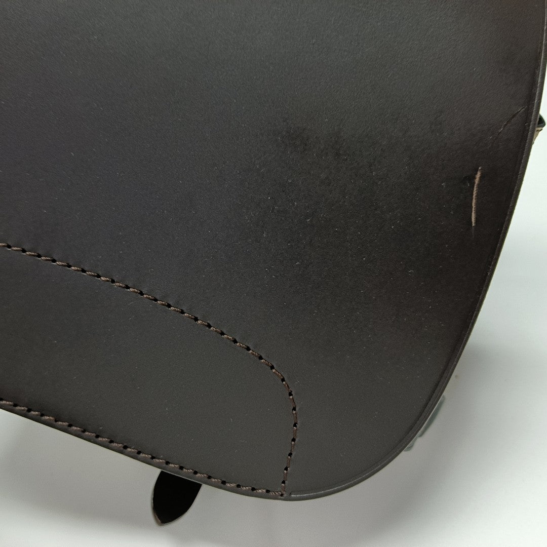 Calfskin Shoulder Bag Brown