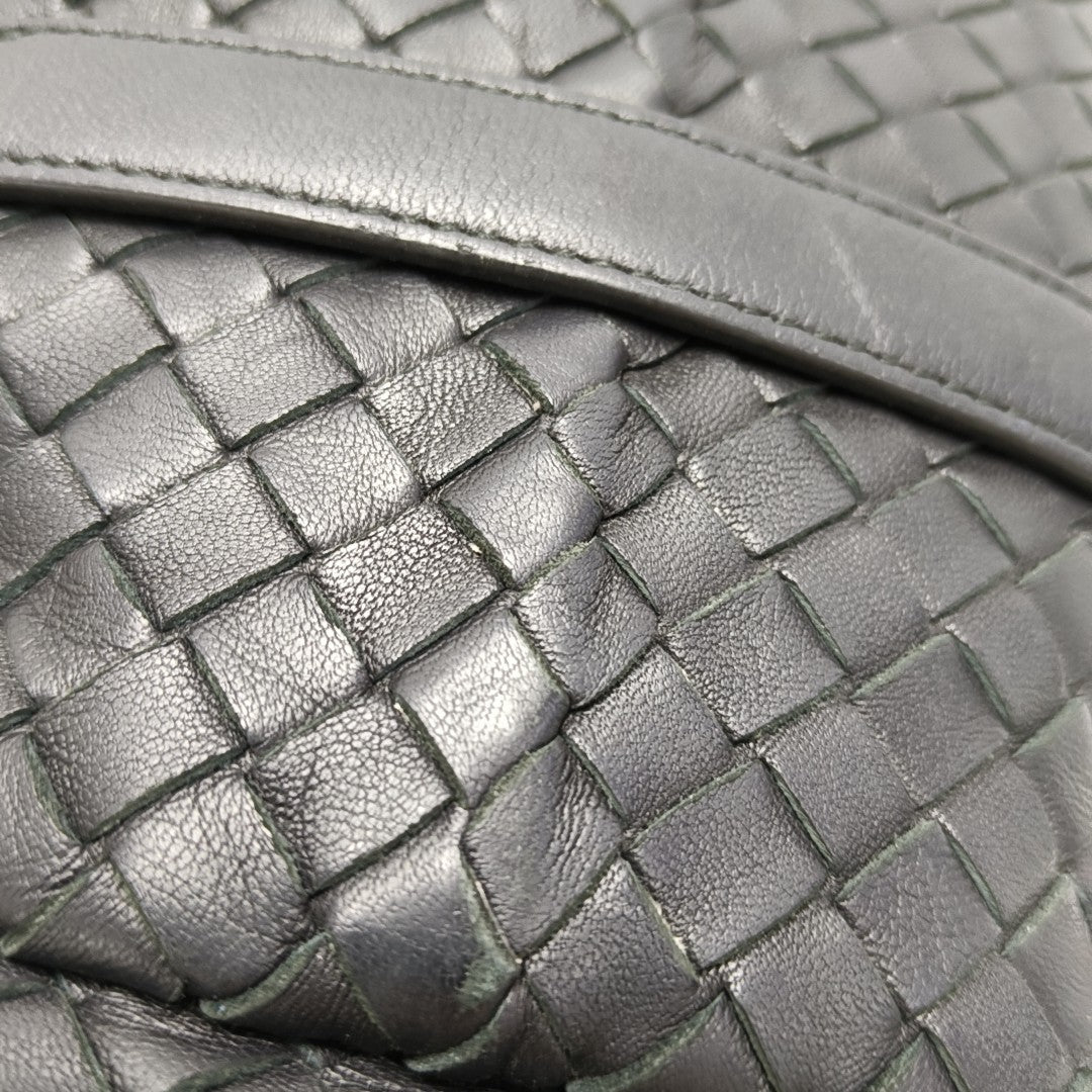 Lambskin Top Handle Bag Black