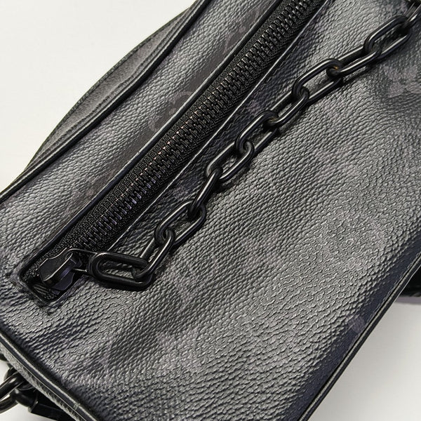 SOFT TRUNK Mini Monogram Coated Canvas Black