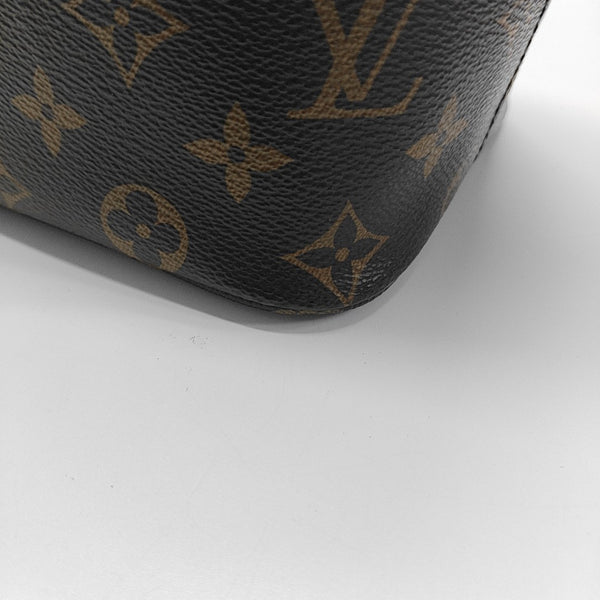 ALL IN BB Monogram Coated Canvas Brown