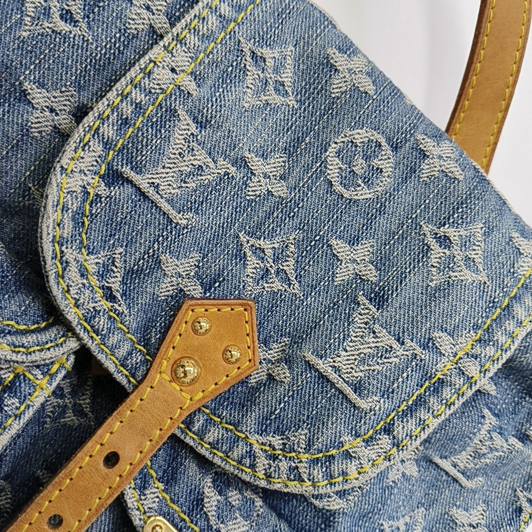 SAC AD Monogram Denim Blue