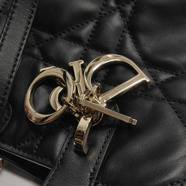 Toujours Small Cannage Lambskin Black