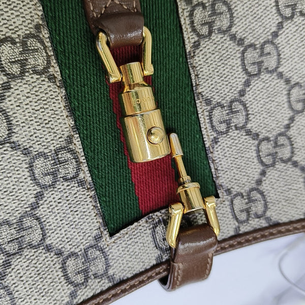 Jackie 1961 Mini Monogram Coated Canvas Beige