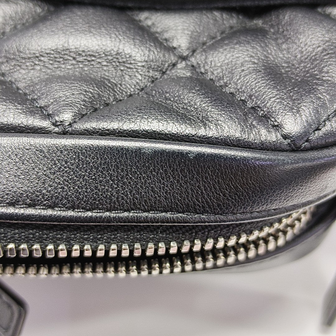Quilted Calfskin Small Black