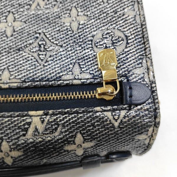 MÉTIS EAST WEST PM Monogram Coated Canvas Blue