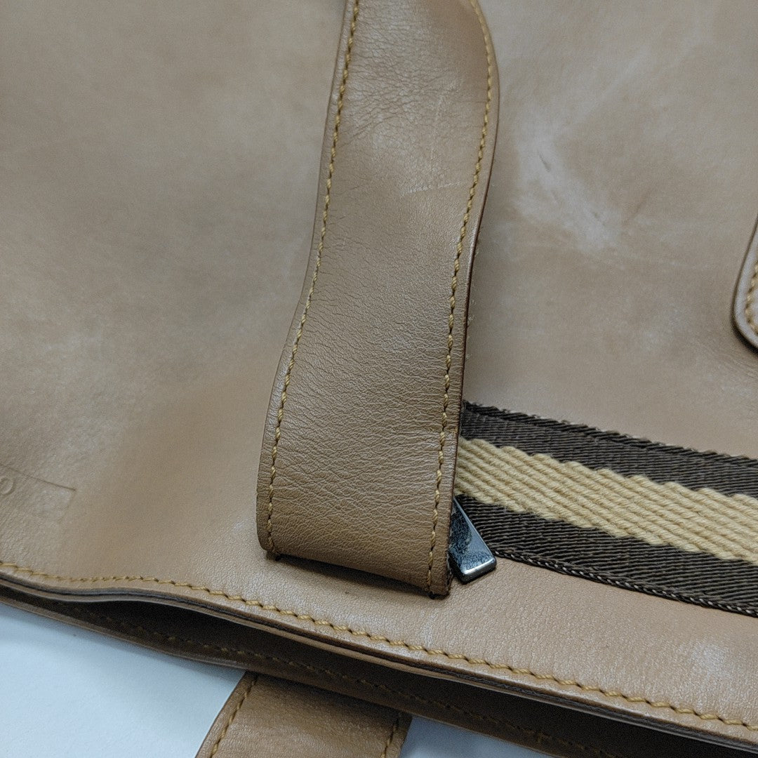 Calfskin Tote Bag Brown