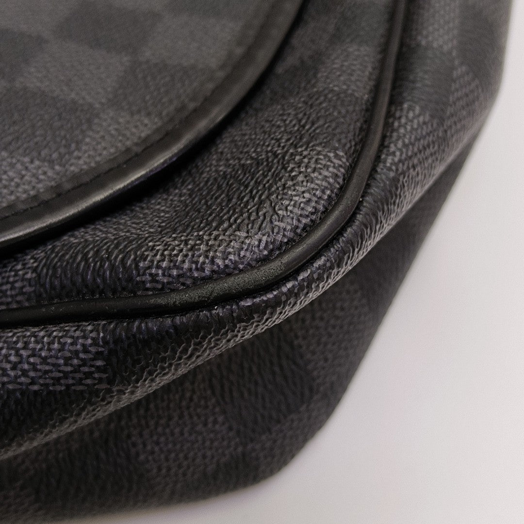 DANIEL Damier Graphite Coated Canvas Gray