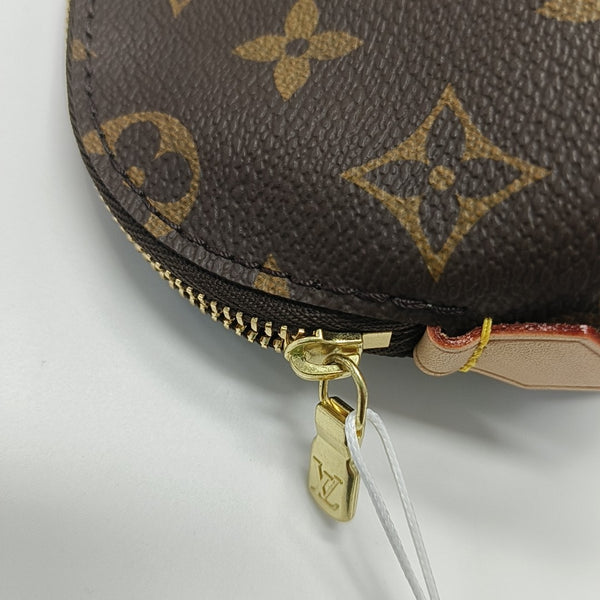COSMETIC PM Monogram Coated Canvas Brown