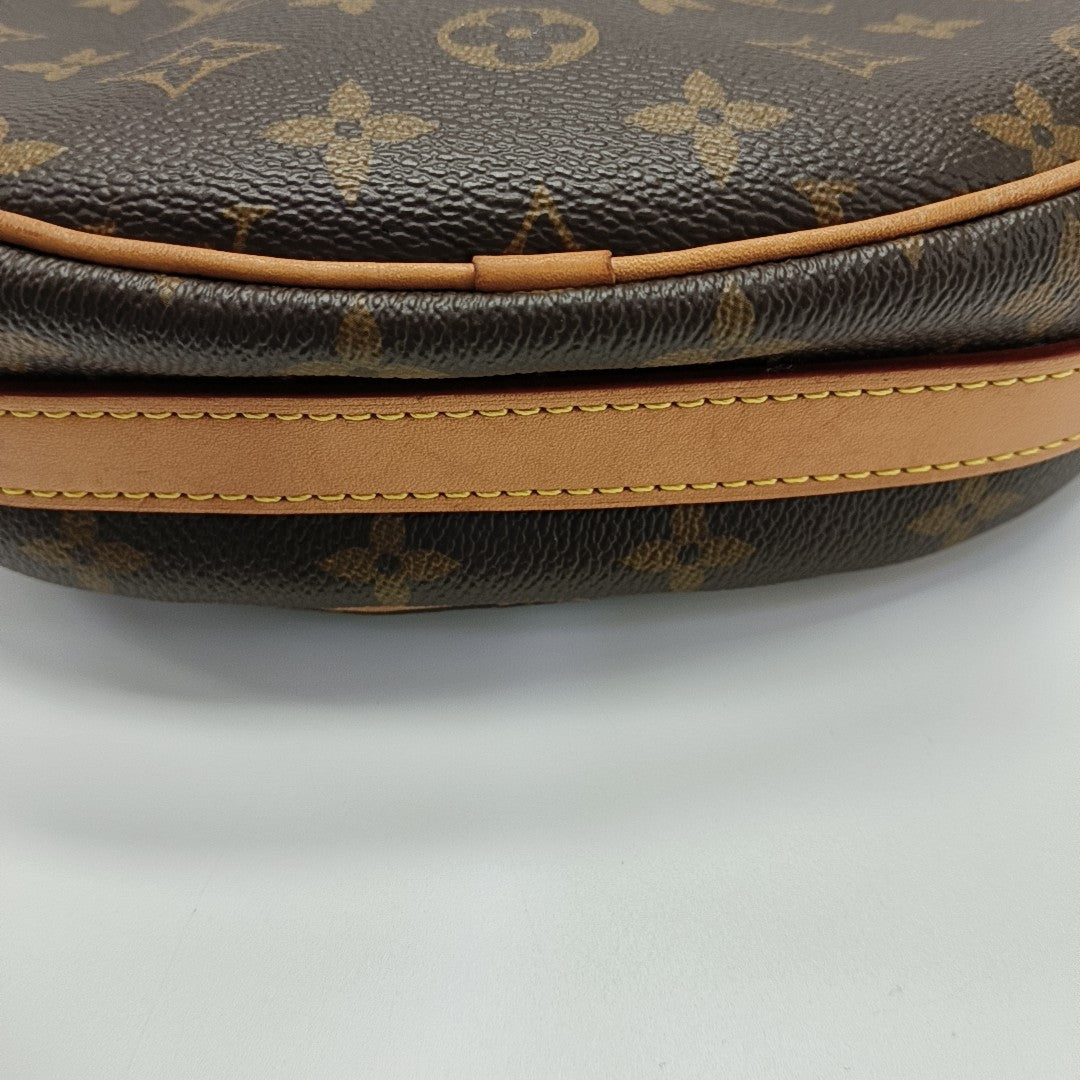 CROISSANT Monogram Coated Canvas Brown
