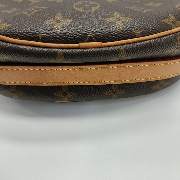 CROISSANT Monogram Coated Canvas Brown