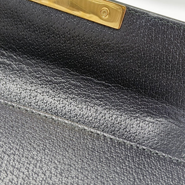 Padlock Small Calfskin Black