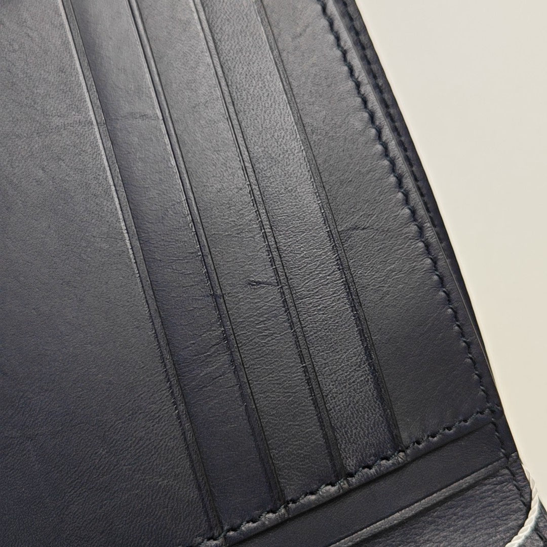 Calfskin Wallet Blue