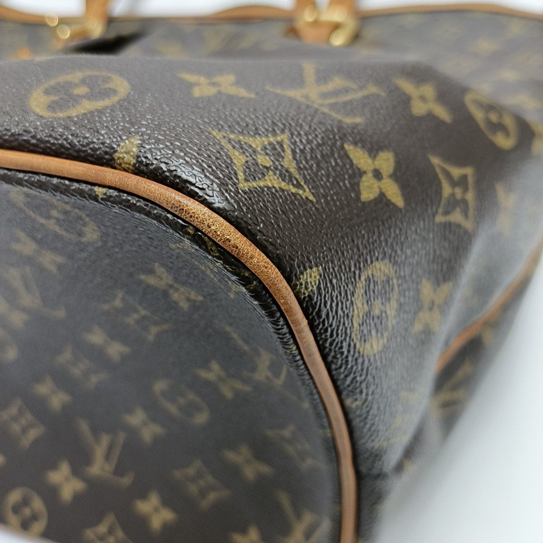 PALERMO GM Monogram Coated Canvas Brown