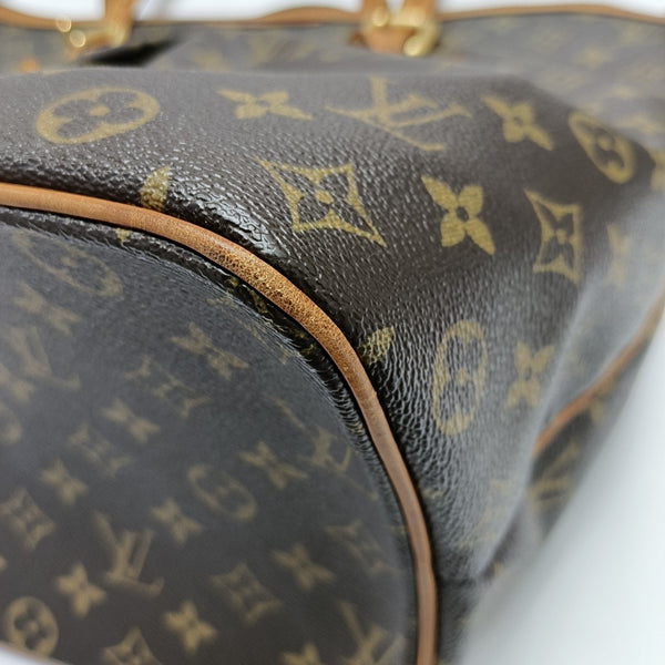 PALERMO GM Monogram Coated Canvas Brown