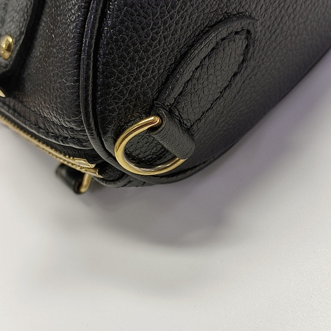 SPEEDY Nano Monogram Calfskin Black