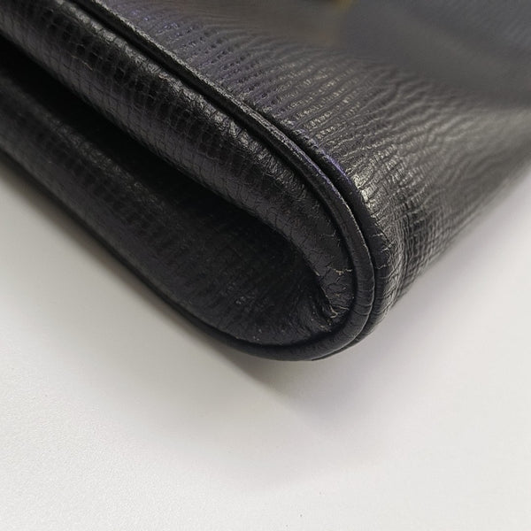 Calfskin Shoulder Bag Black
