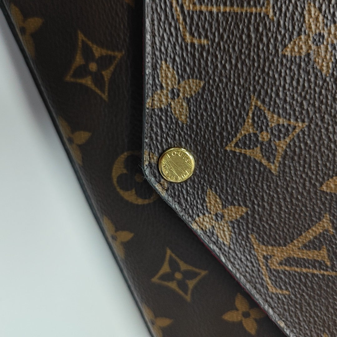 FÉLICIE Monogram Coated Canvas Brown