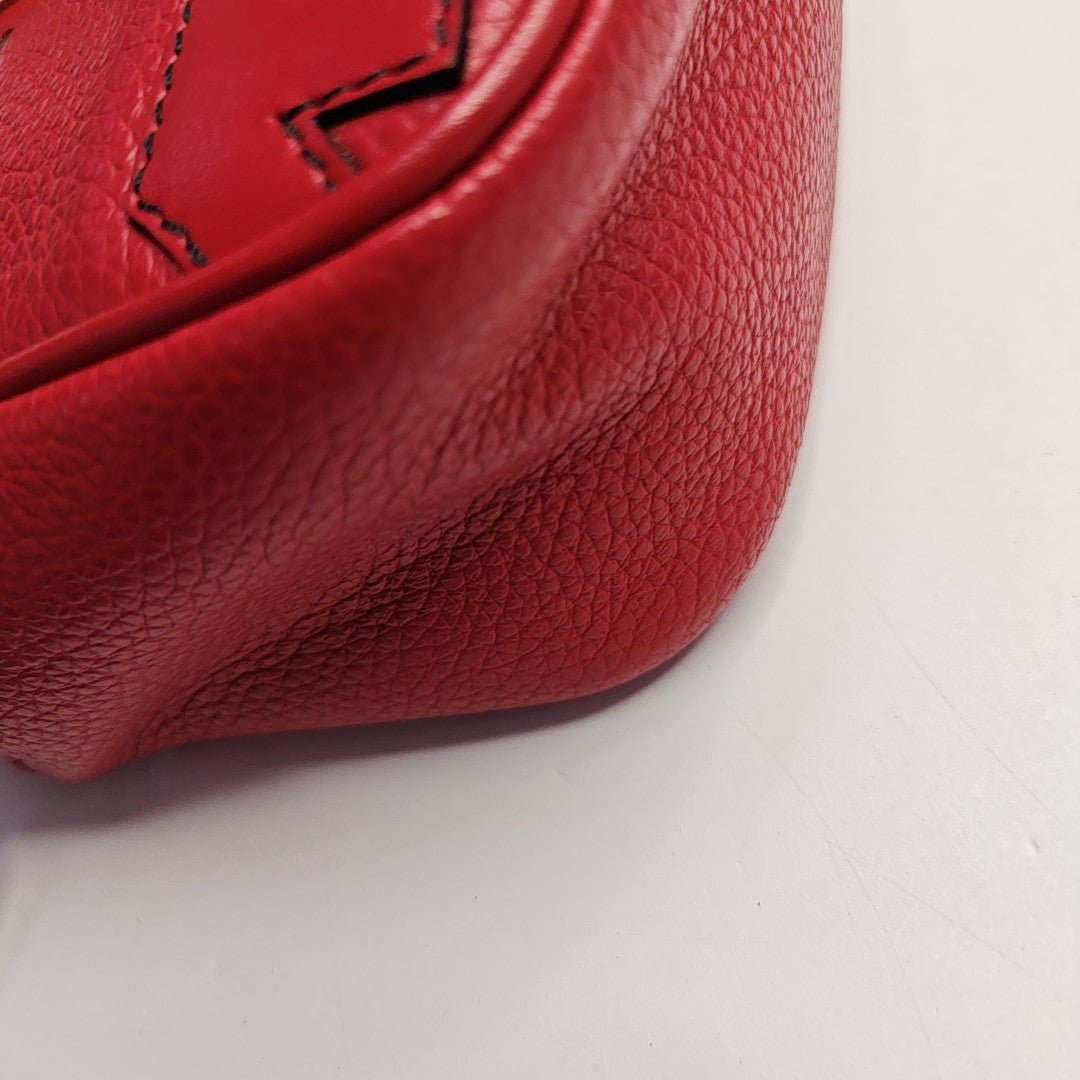 Galore Quilted Calfskin Red