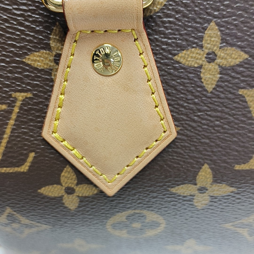 SPEEDY 20 Monogram Coated Canvas Brown