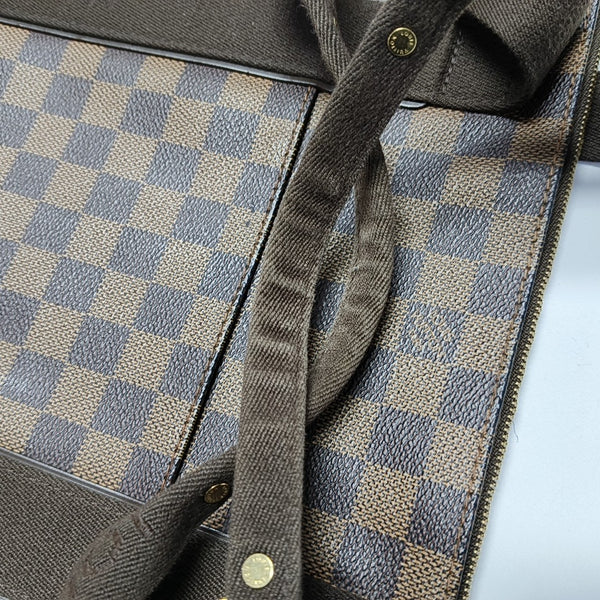 VINTAGE BEAUBOURG Damier Ebene Coated Canvas Brown