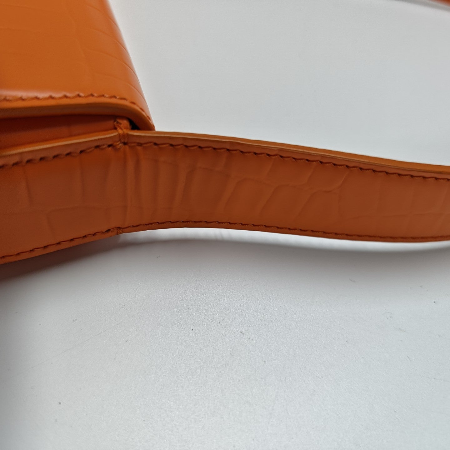 Calfskin Shoulder Bag Orange