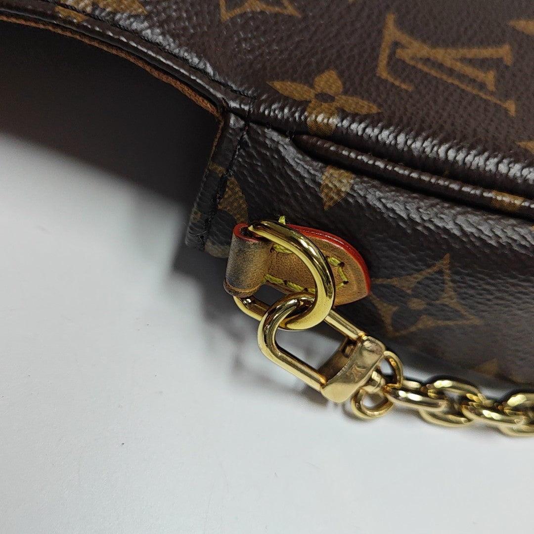 IVY Monogram Coated Canvas Brown