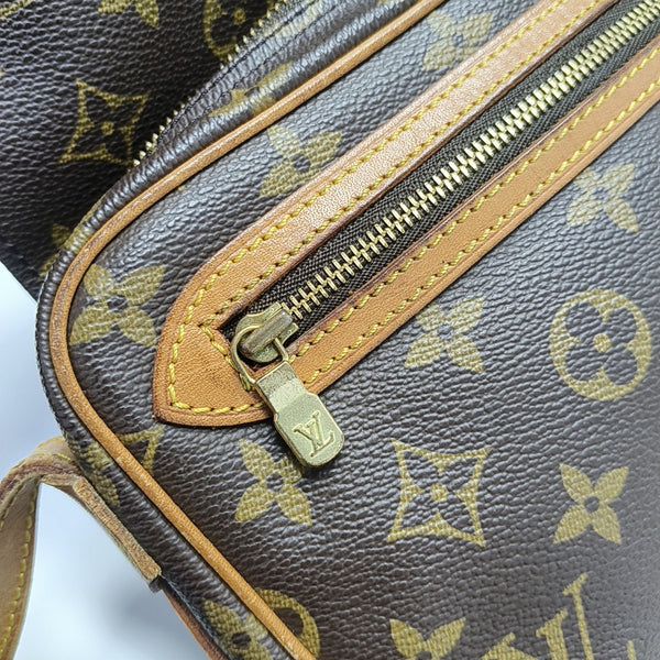 VINTAGE SAINT GERMAIN PM Monogram Coated Canvas Brown