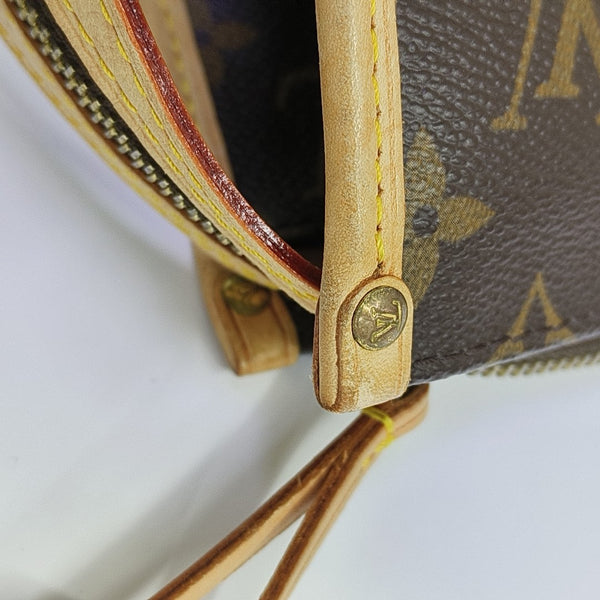 POPINCOURT Monogram Coated Canvas Brown
