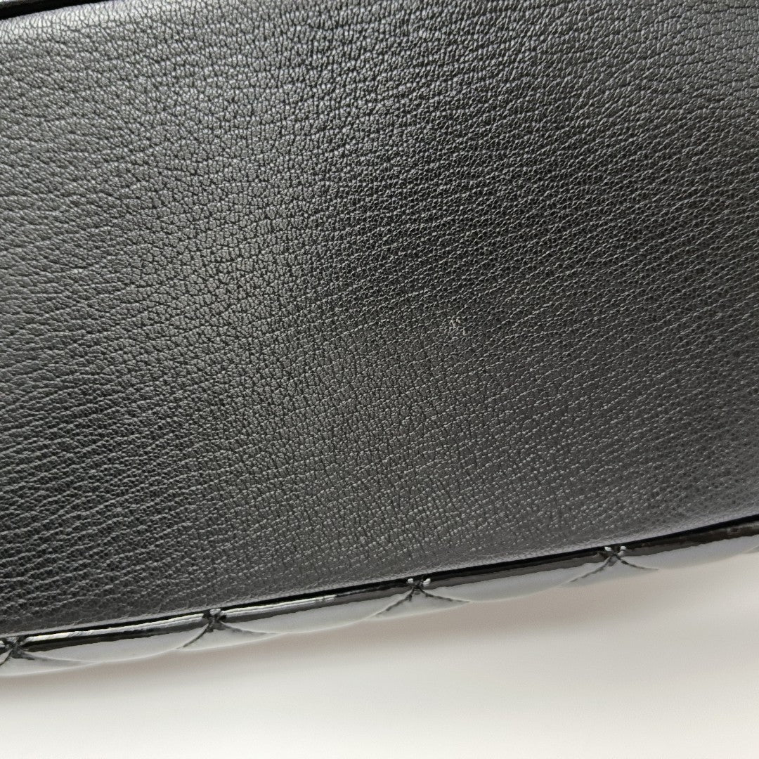 Quilted Calfskin Tote Bag Black