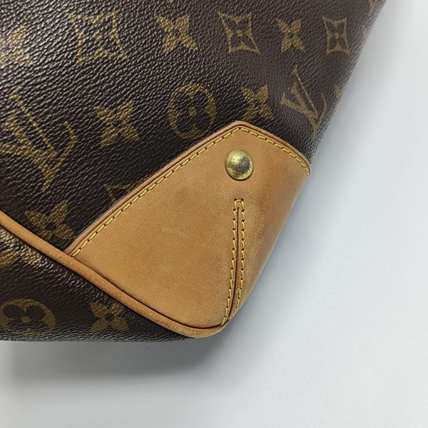 ESTRELA MM Monogram Coated Canvas Brown