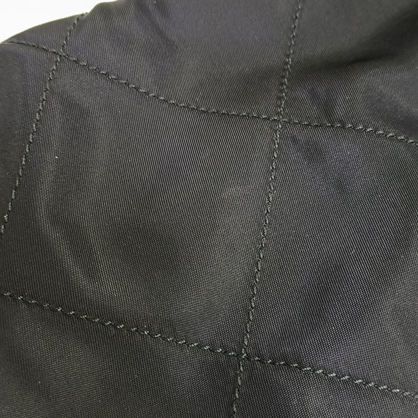 Nylon Quilted Nylon Black