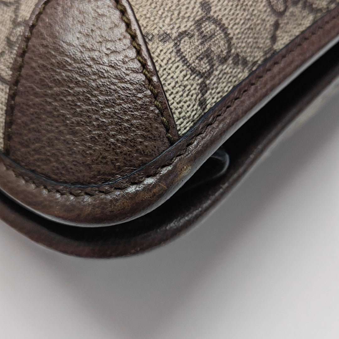Neo Vintage Small Monogram Coated Canvas Beige