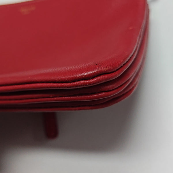 TRIO Small Calfskin Red
