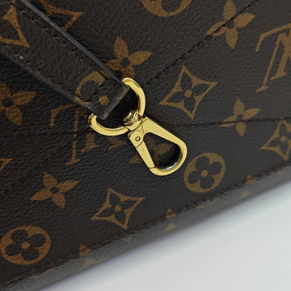 MONTAIGNE Monogram Coated Canvas Brown