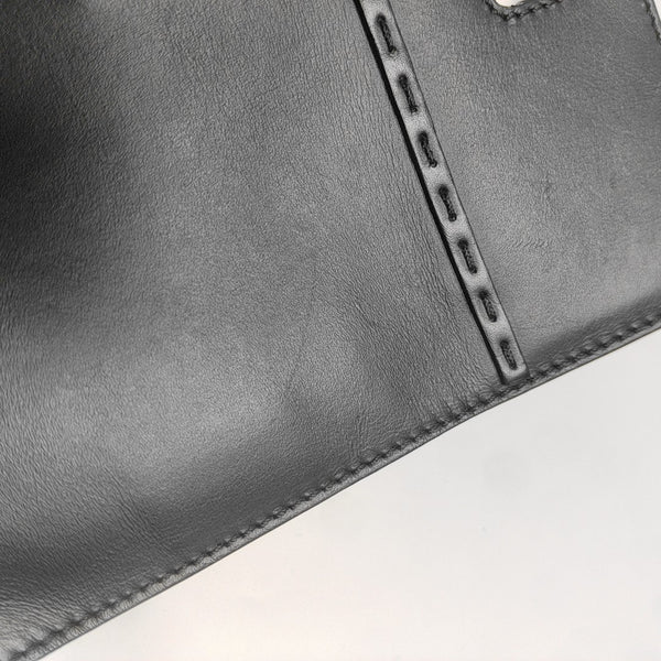 Quilted Calfskin Tote Bag Black