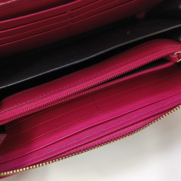MONOGRAM Calfskin Red Wallet