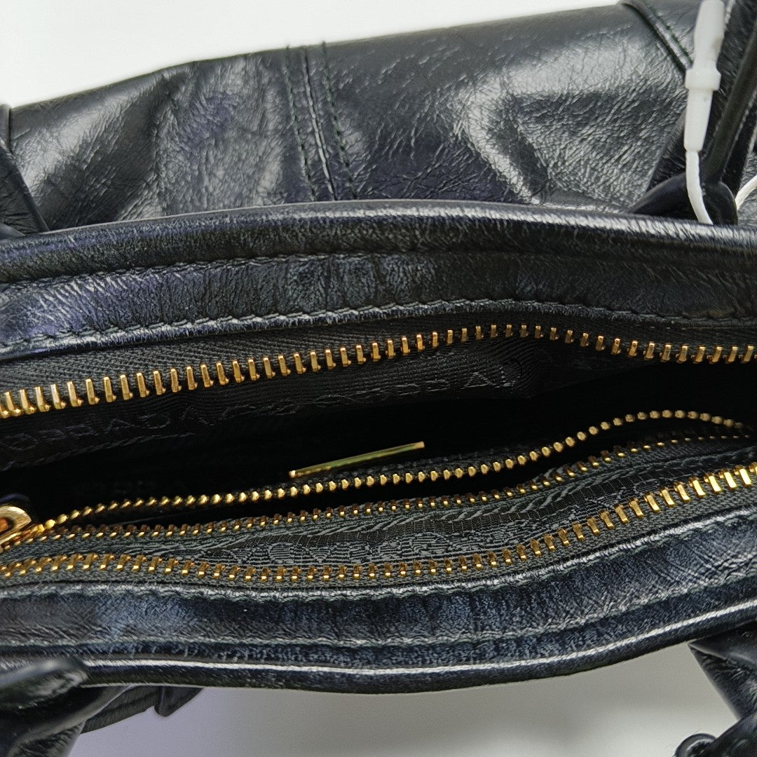 Bonnie Small Calfskin Black