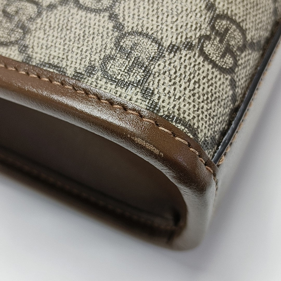 Retro Mini Monogram Coated Canvas Beige