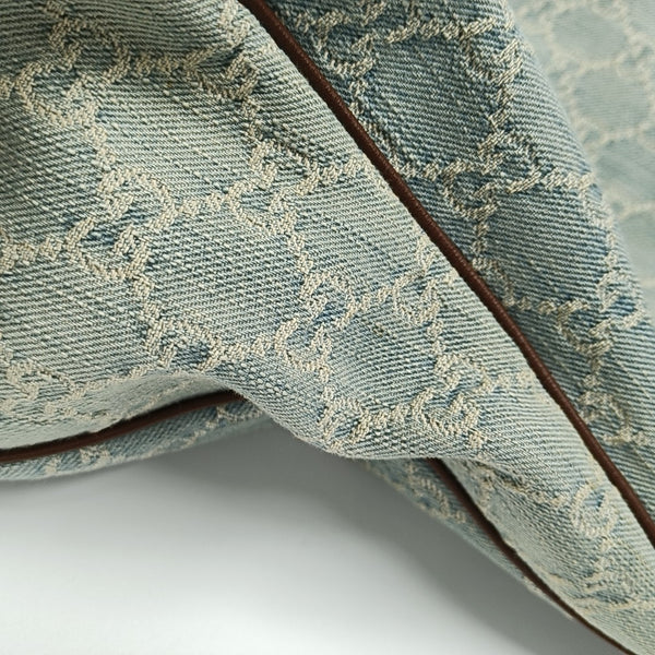 Monogram Denim Tote Bag Blue