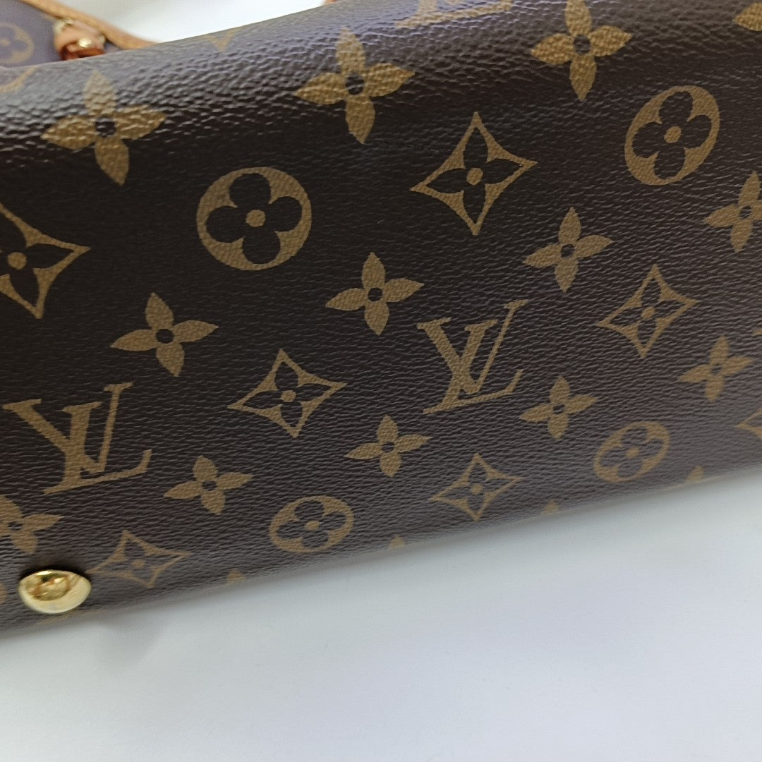 CARRYALL PM Monogram Coated Canvas Brown